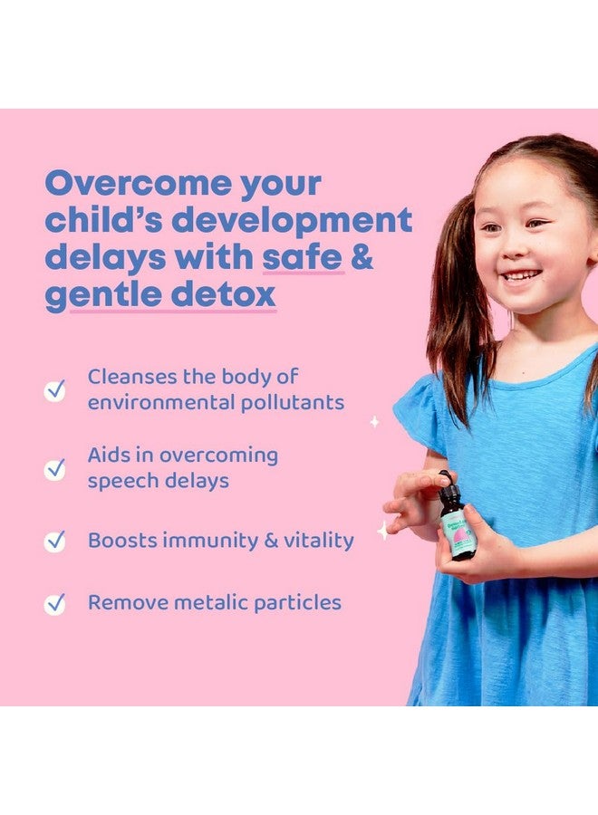 JoySpring Herbal Detox for Kids - Cilantro Extract Cleanse to Support Speech & Improve Behavior - Natural Detox with Cilantro - 1 fl oz (30 Servings) - Image 2