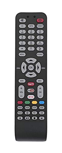 AULCMEET X490007 Replaced Remote Control fit for HITACHI LCD LED Smart TV LE32M4S9 LE48M4S9 LE43M4S9 06-519W49-D001X 06-519W49-B001X with Netflix Keys - Image 5