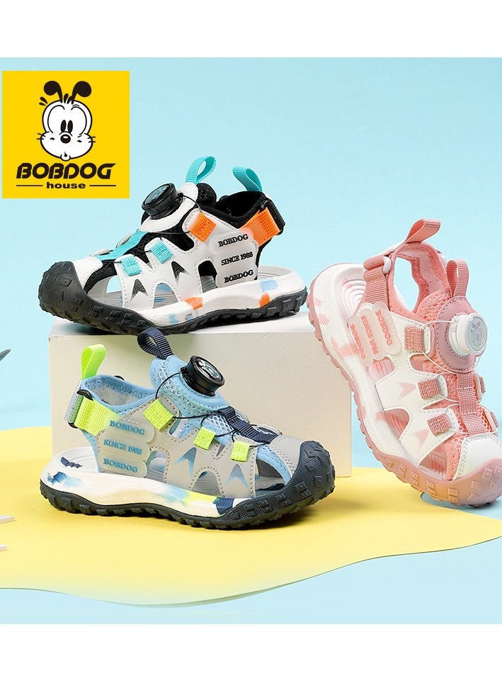 BOBDOG - Zhongda Children's Casual Sandals Baotou Single Mesh Beach Shoes - Image 1