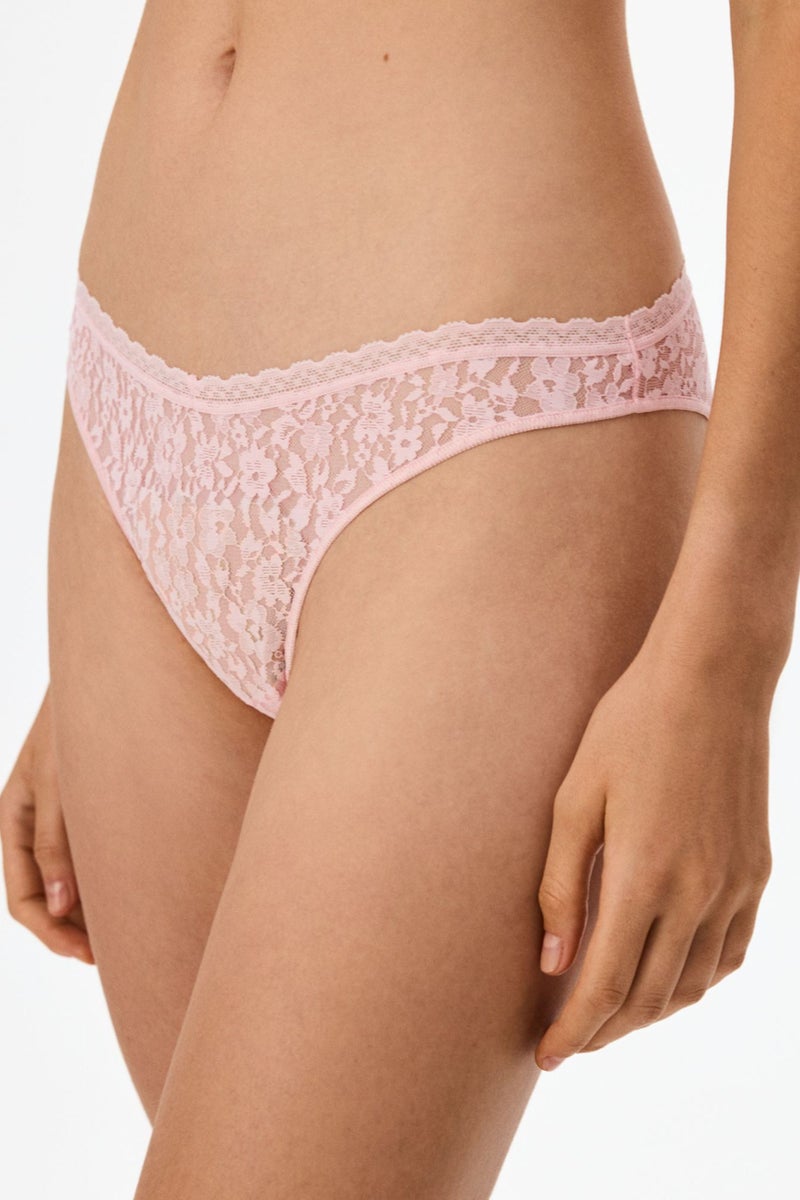 PENTI Easy Floral V-Cut Brazilian Briefs - Image 1