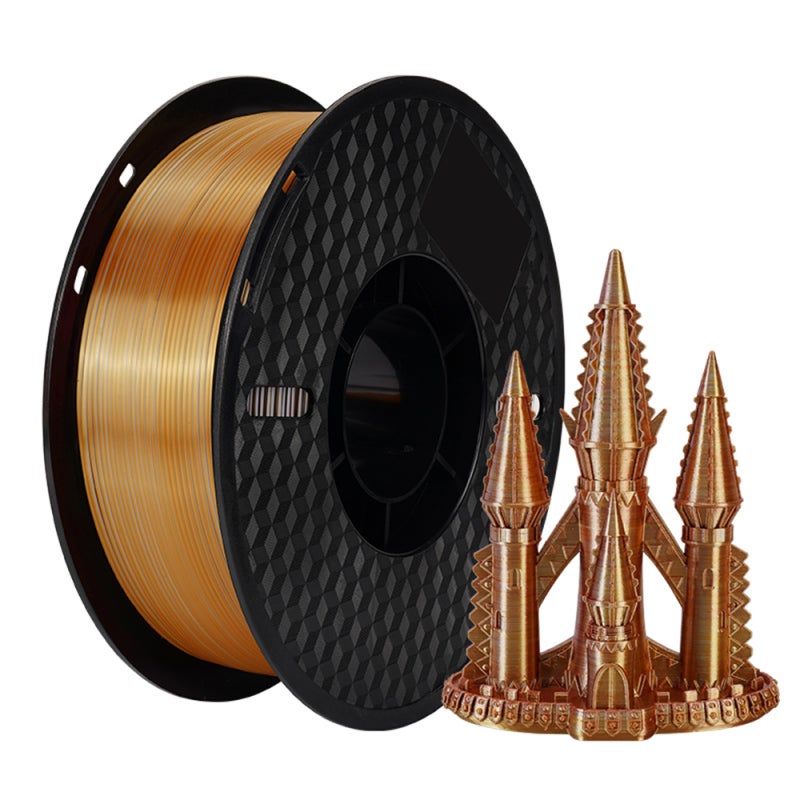 PLA Filament 1.75mm (±0.03mm Tolerance) 1kg/2.2lbs Neat Knot-Free Spool - Low Shrinkage Warp-Resistant 3D Printing Filament for Most FDM 3D Printers & Large Model Printing - Image 1