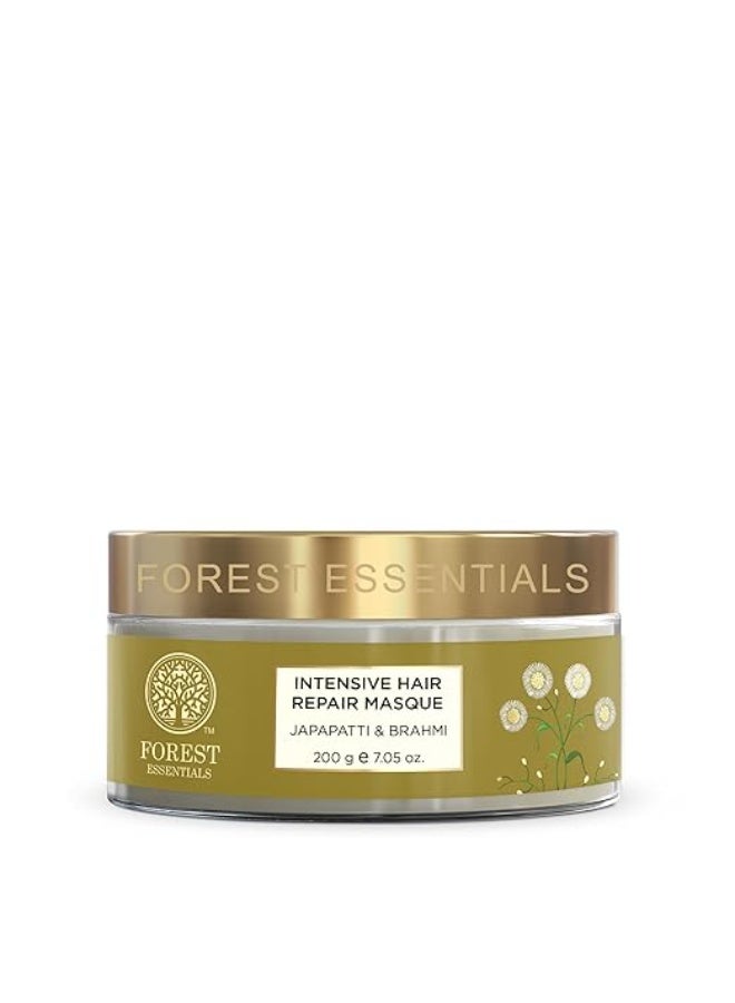 Forest Essentials Ayurvedic Hair Mask Japapatti & Brahmi | For Frizz, Dryness & Damage | Nourishing & Strengthening Hair Treatment - Image 1