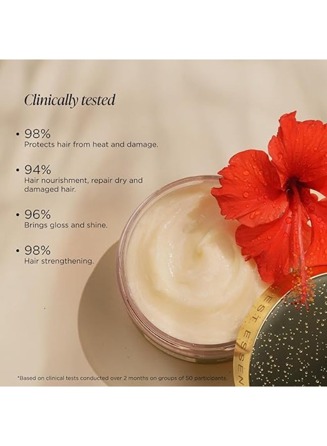 Forest Essentials Ayurvedic Hair Mask Japapatti & Brahmi | For Frizz, Dryness & Damage | Nourishing & Strengthening Hair Treatment - Image 3