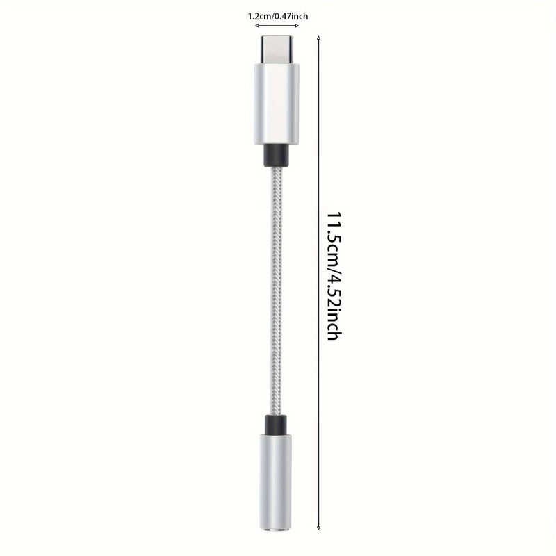 USB C to 3 5mm Audio Adapter Black 4 Pack Compatible with Smartphones Tablets Laptops Type C Male to Female Headphone Converter for Samsung Galaxy Google Pixel iPhone 15 Pro Max and More - Image 2
