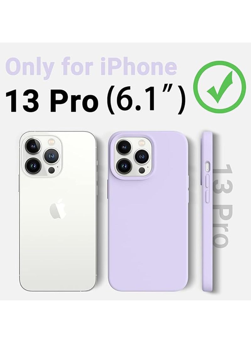 iPhone 13 pro Case Upgrade Defender Silicone Cover ShockProof Anti-Scratch Protective Phone Case (VOILET) - Image 2