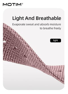 Motim Nylon Loop Watch Band for Apple Watch 45mm 44mm 42mm, Braided  Sport Strap Replacement Strap Compatible with iWatch SE & Series 10/9/8/7/6/5/4/3/2/1/Ultra/SE  - Image 5