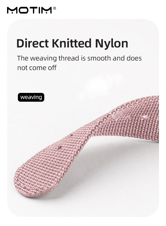 Nylon Apple Watch Band 45mm 44mm 42mm, Braided Sport  Replacement Strap Wristband Compatible with iWatch SE & Series 10/9/8/7/6/5/4/3/2/1/Ultra/SE