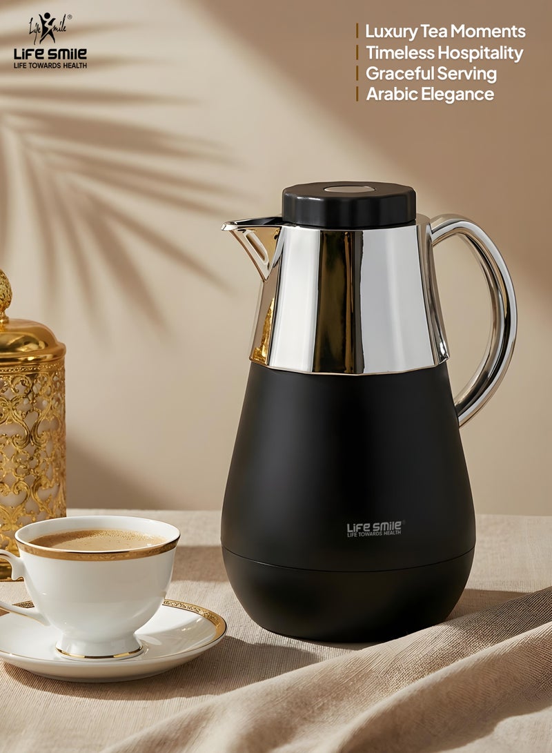 Life Smile 1L Premium Vacuum Flask – Push-Lock Control, Leak-Proof & Eco-Friendly Design - Image 5