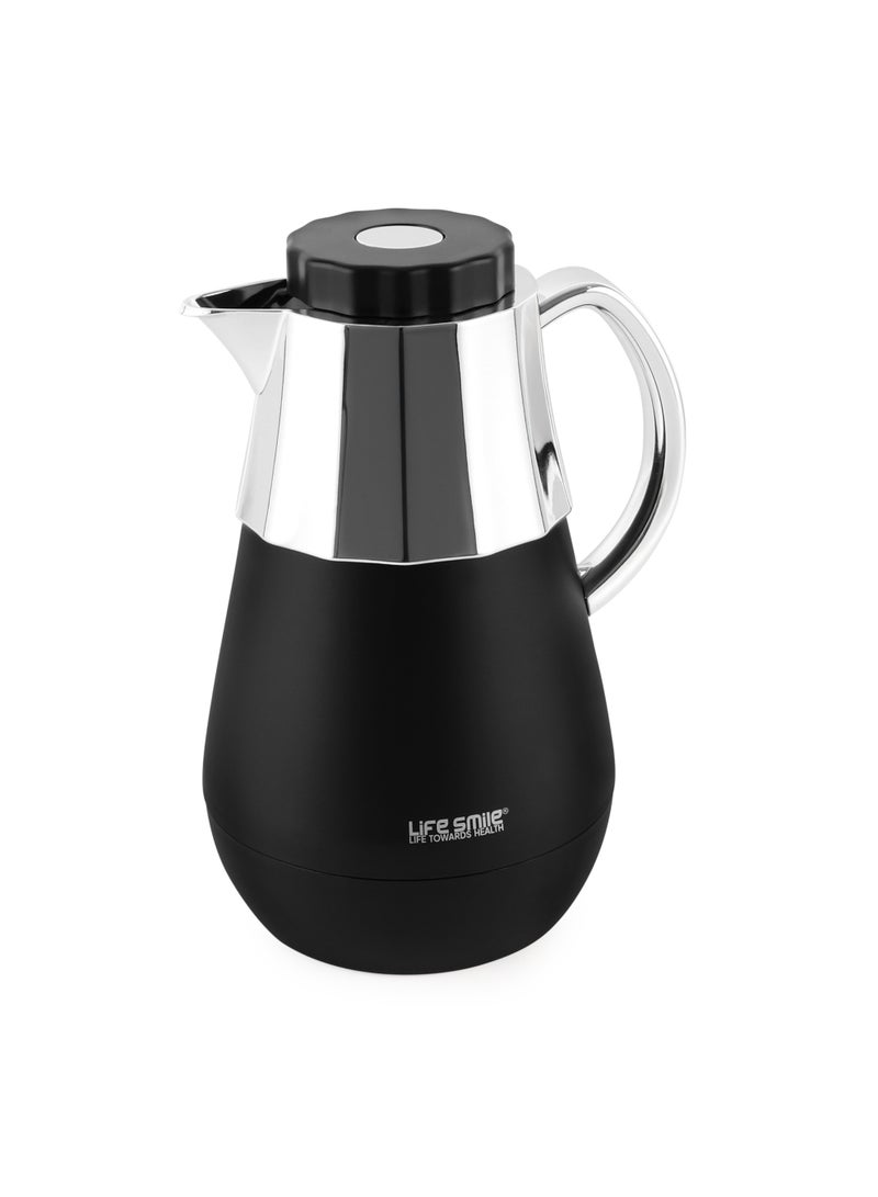 Life Smile 1L Premium Vacuum Flask – Push-Lock Control, Leak-Proof & Eco-Friendly Design - Image 1