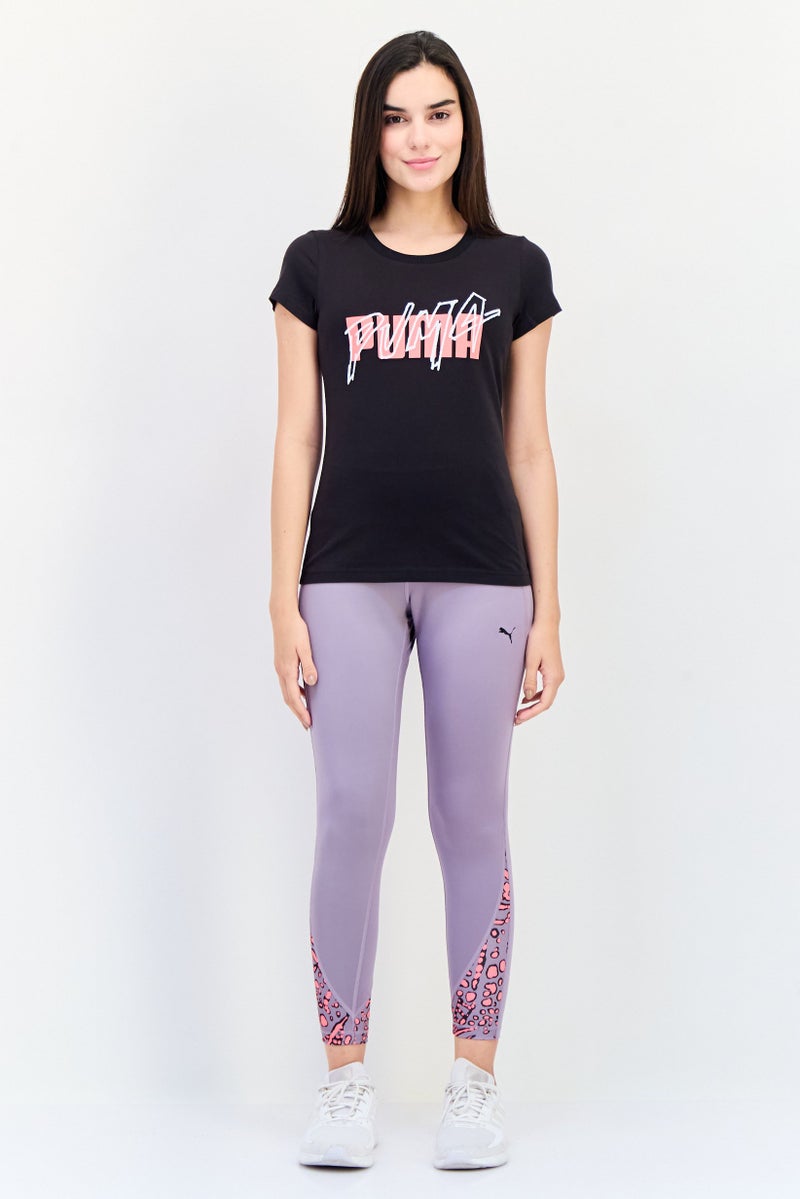 PUMA Women Sportswear Fit Short Sleeves Outdoor Top, Black - Image 2