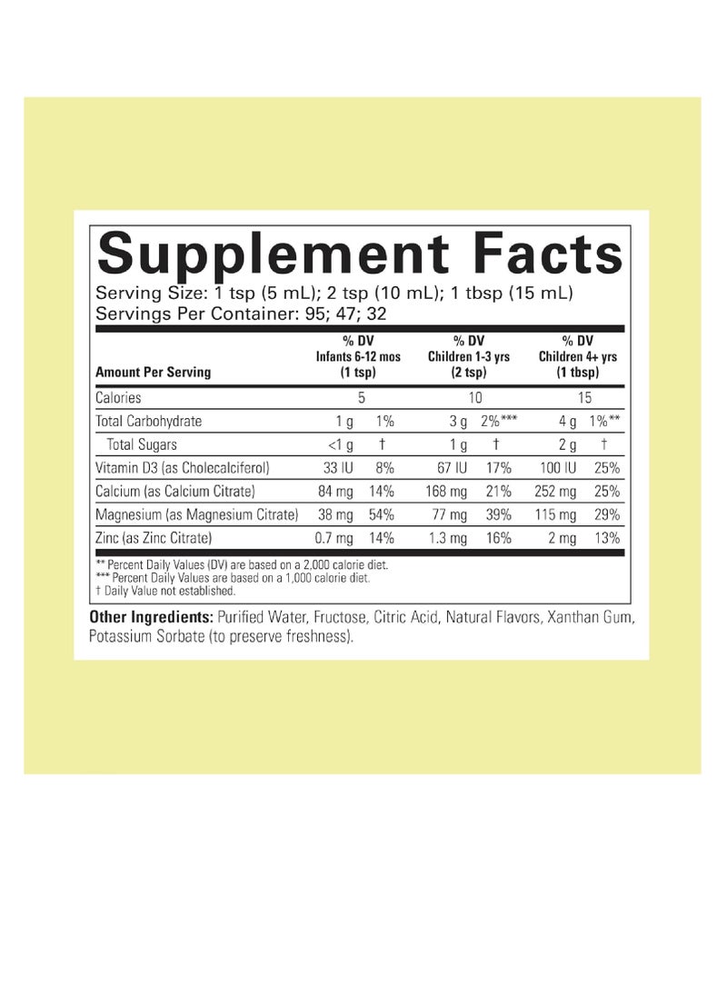 Child Life - Liquid Calcium/Magnesium, Natural Orange Flavor, 16 oz 2-pack - Image 1