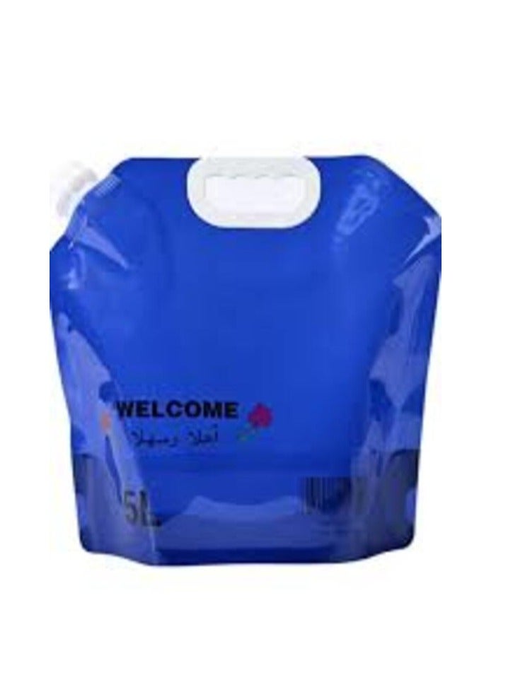 Generic Foldable 5L Water Storage Bag (Water Tank) Multi-purpose for Camping and Travel, Airtight, Easy to Carry and Store  - Image 2