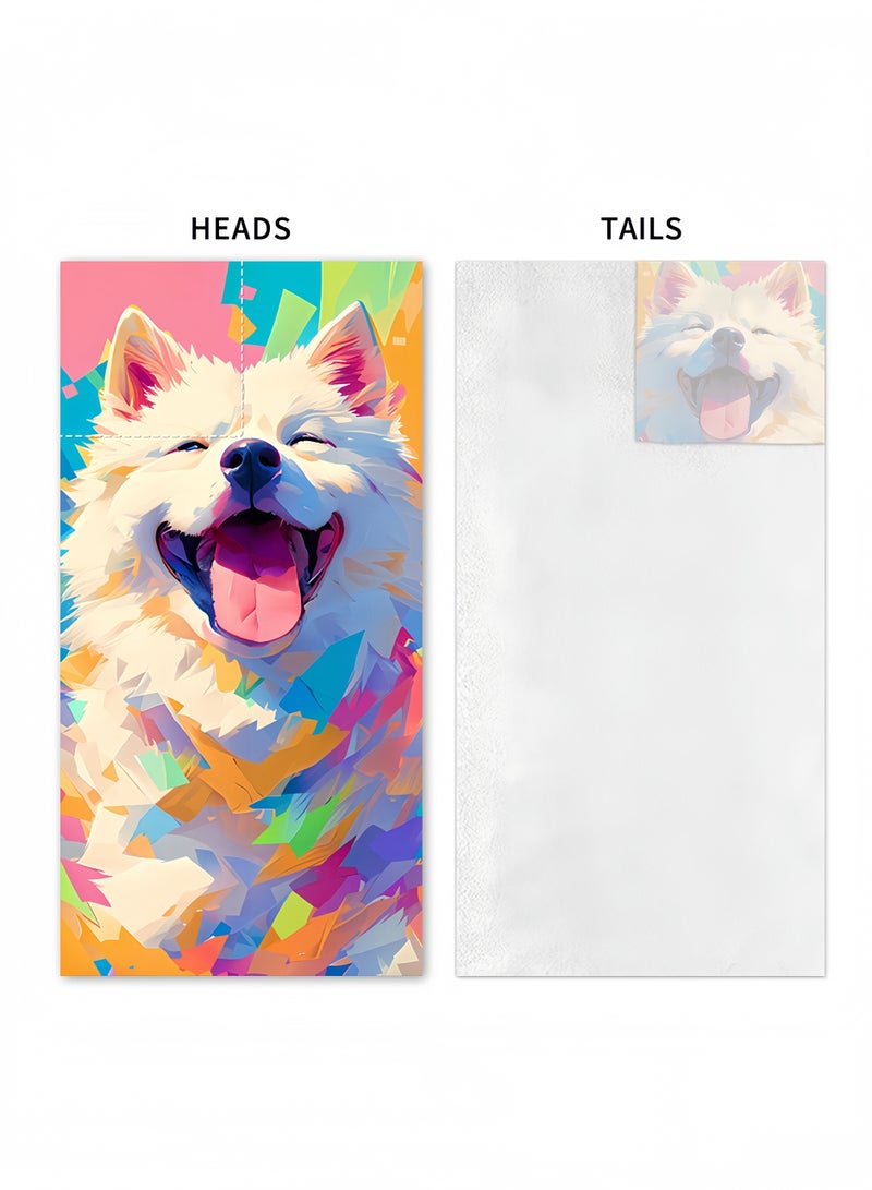 New Backpack Towel Cute Puppy Beach Towel and Fitness Towel Pool Towel Swimming Towel Men and Women Microfiber Towel Travel Backpack Towel 140x70 cm and Fitness Towel 55.1X27.5 Inch  - Image 2