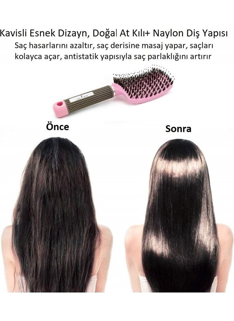 Land of Myth - Premium Detangler, Detangling Brush, Soft, Flexible, Ionic Tooth  - Image 4