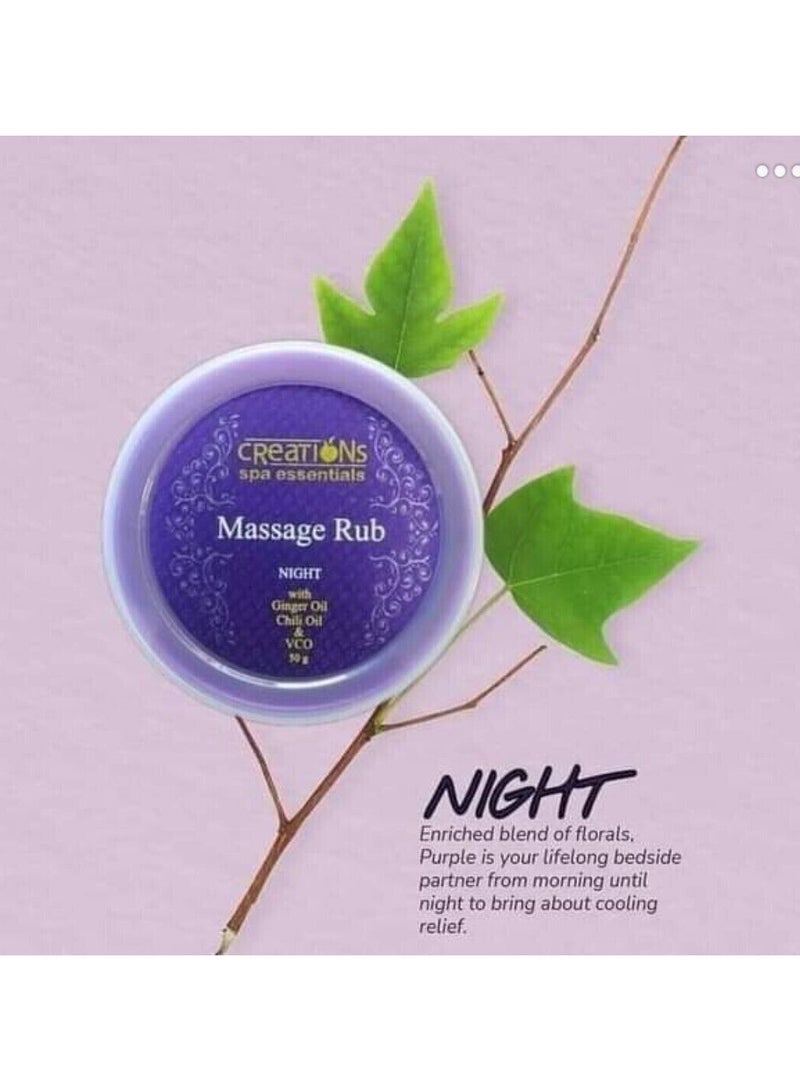 creation Massage Rub Oil,Night,50g - Image 2