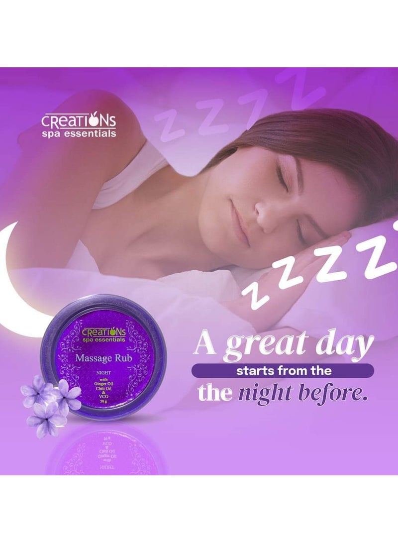 creation Massage Rub Oil,Night,50g - Image 4