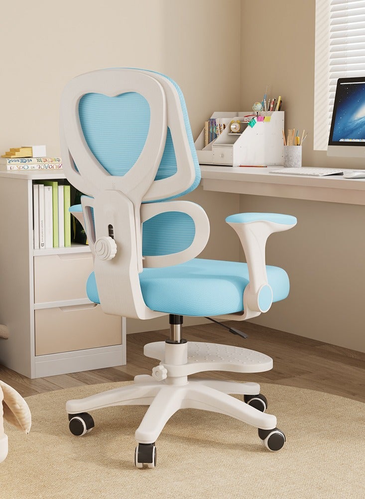 Generic Kids Desk Chair Height Adjustable Chair Ergonomic Chair Kids Office Chair Kids Computer Chair Breathable mesh and high Rebound Sponge Material for Families Schools and Offices  - Image 1