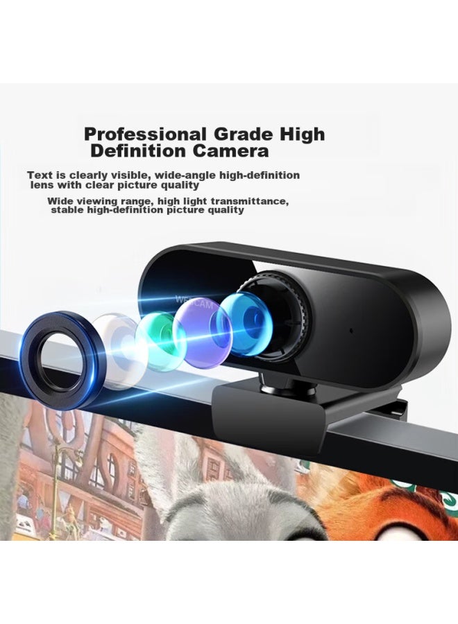 Stiger Computer Webcam With Microphone, Hd Video Conference And Online Class Dedicated, Laptop And Desktop Home Teaching, Usb External Camera, Plug-and 1080p - Image 5