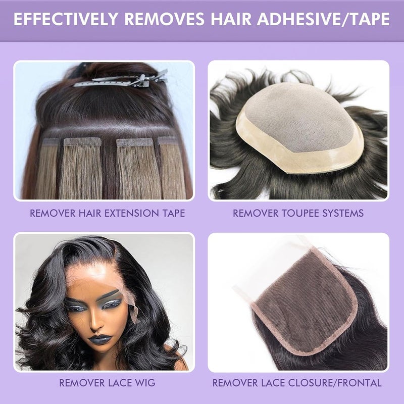 Gulf market standard build Lace Glue Remover for Lace Wigs, Tape in Hair Extensions Dust proof - Image 4