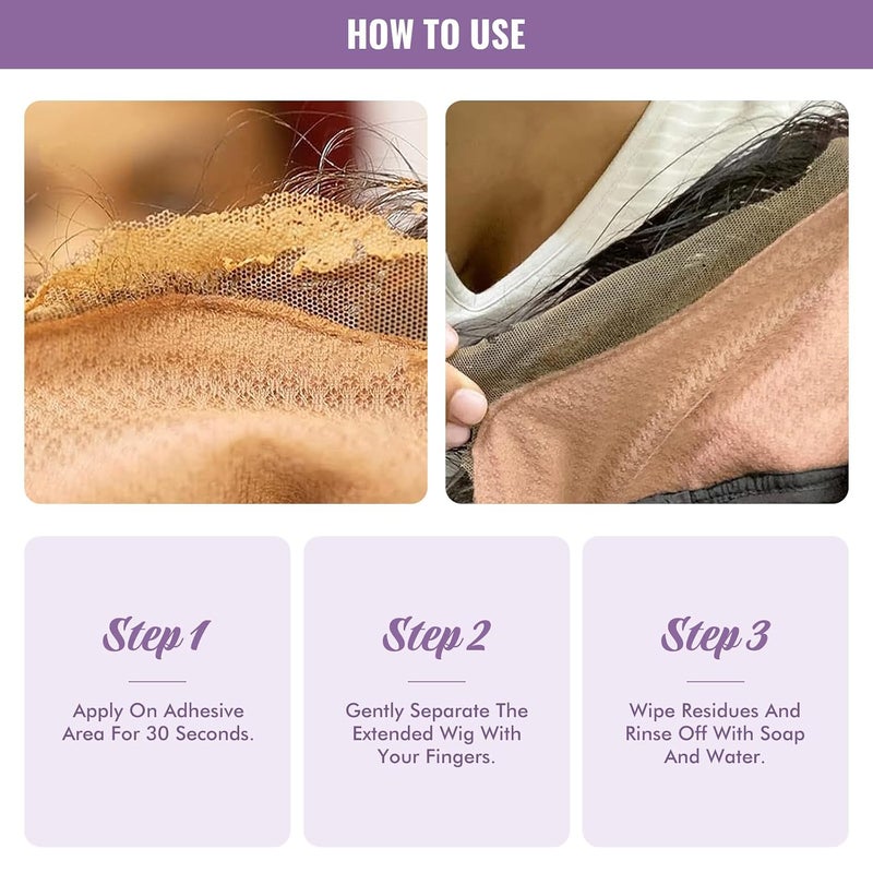 Gulf market standard build Lace Glue Remover for Lace Wigs, Tape in Hair Extensions Dust proof - Image 5
