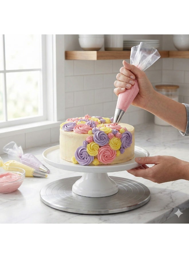 Stainless Steel Piping Tips Set 6 pcs – Russian Flower Nozzles for Cream – Cake & Cupcake Decorating - Image 5