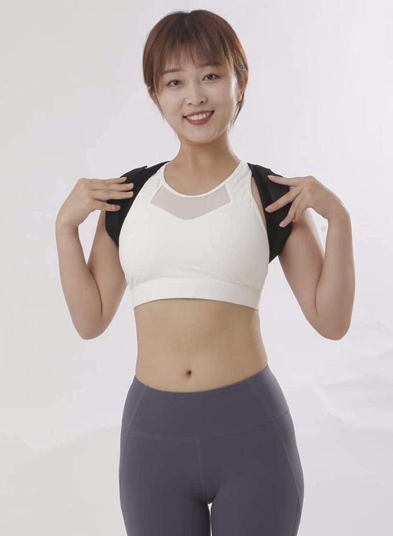 SYOSI Posture Corrector, Posture Corrector Adjustable Upper Back Brace, Perfect Shoulder Clavicle Support Comfortable & Breathable, Pain Relief From Neck, Back & Shoulder Universal Large - Image 5