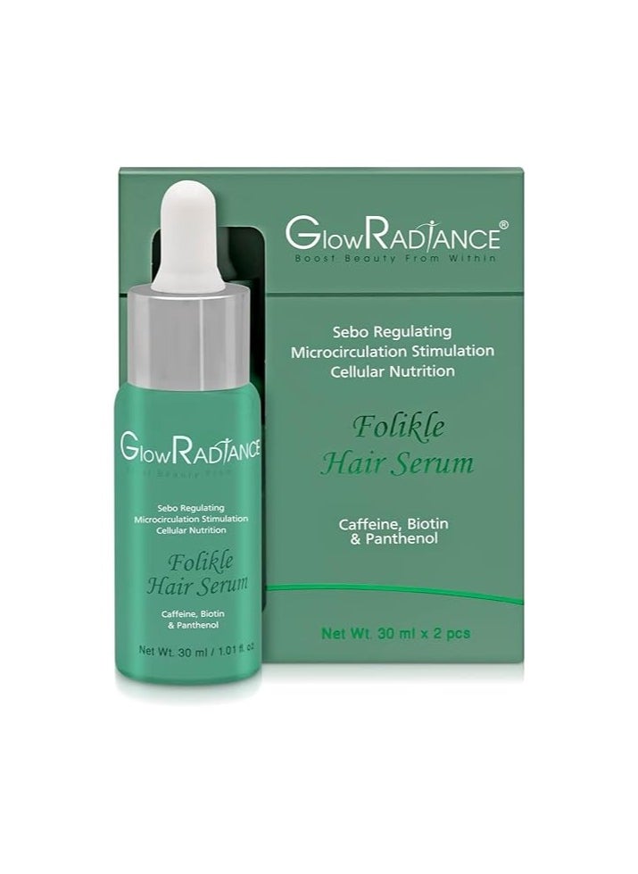 Glow Radiance Glow Radiance Folikle Hair Serum 30 Ml ( 1+1 ) 