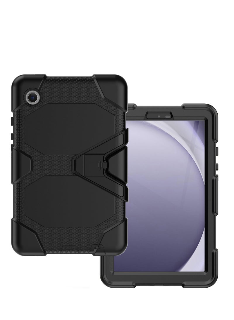 Generic - For Galaxy Tab A9 8.7 2023 Tablet Case, SM-X110/X115 Rugged Heavy Duty Armor Shock Shock Survival Flat Case with Stand - Image 1