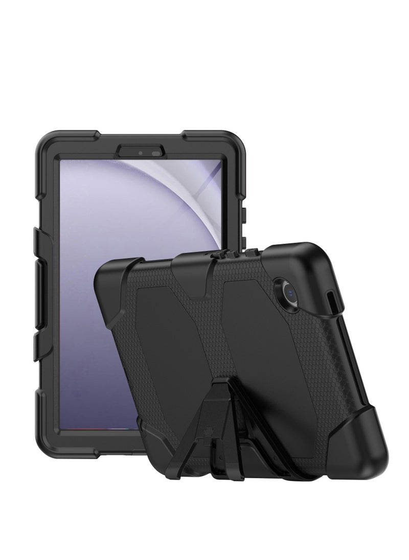 Generic - For Galaxy Tab A9 8.7 2023 Tablet Case, SM-X110/X115 Rugged Heavy Duty Armor Shock Shock Survival Flat Case with Stand - Image 1