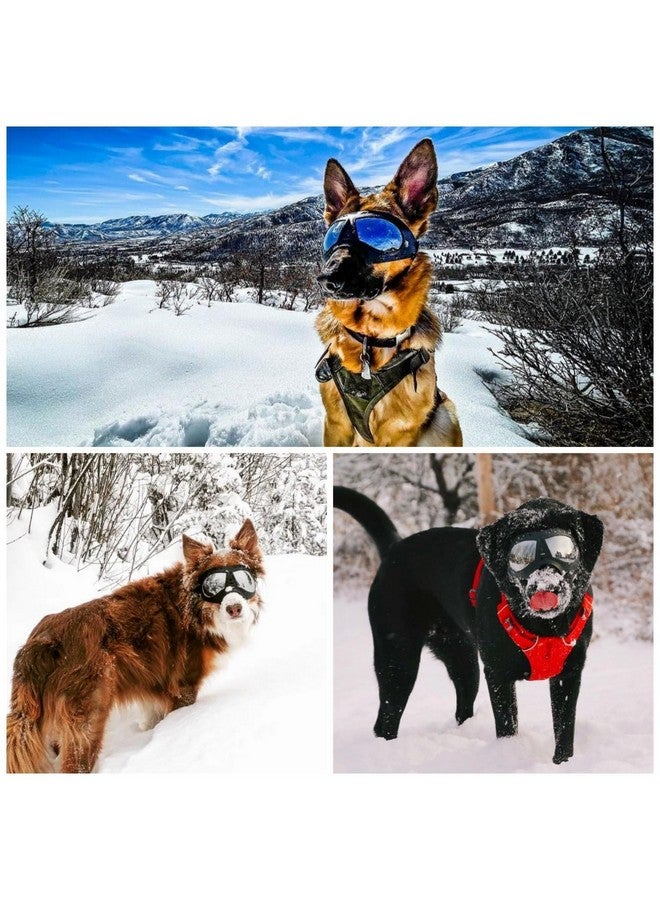 Namsan Dog Goggles for Large Dogs, Wide Snout & Soft Frame, Tactical Driving Sunglasses for Dogs Medium to Large Breed, Anti-UV Dog Eye Protection, Windproof Dustproof, Adjustable, Black - Image 5