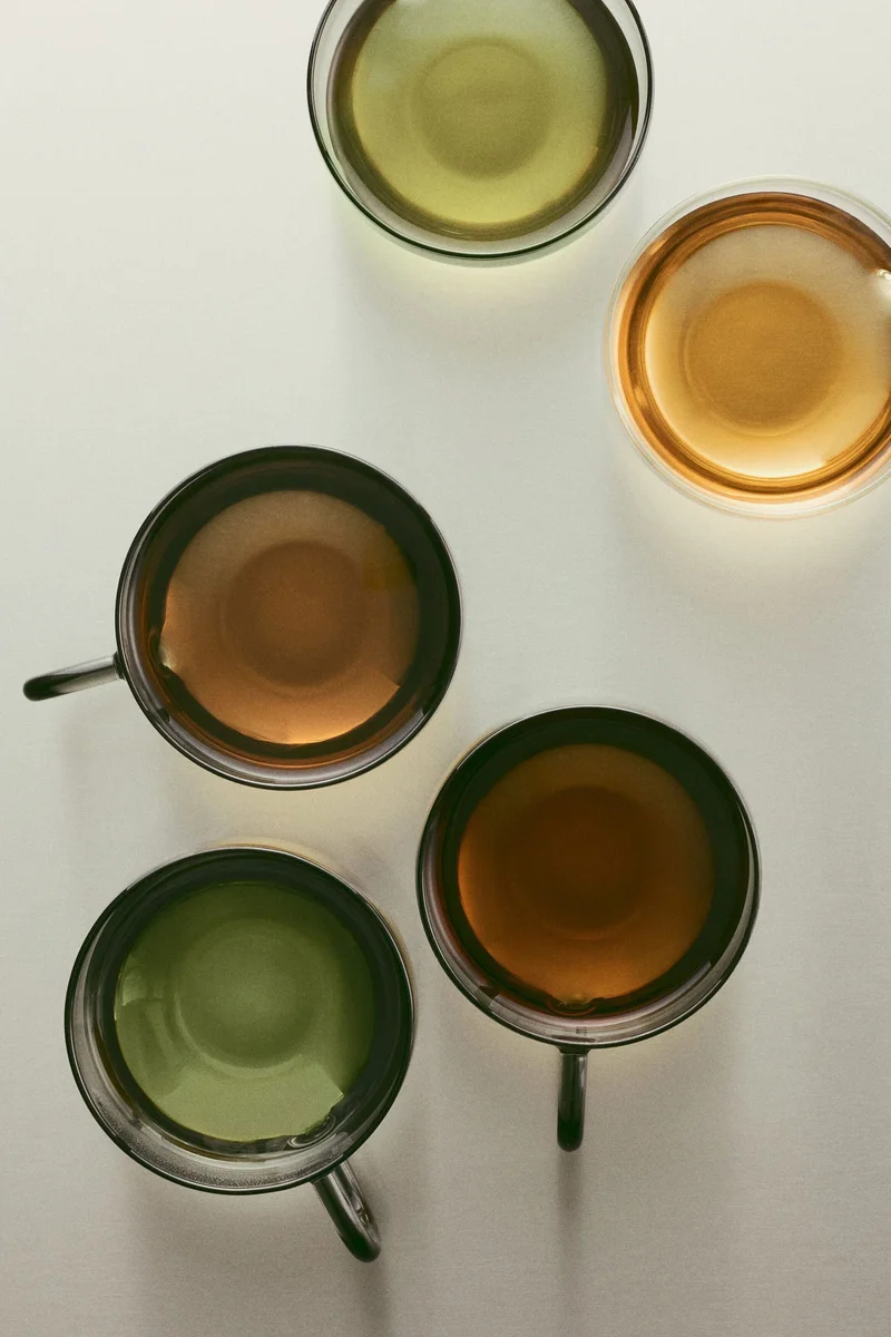 اتش اند ام كوب زجاجي - قطعتين