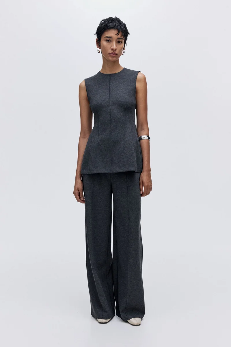 H&M Wide tailored trousers