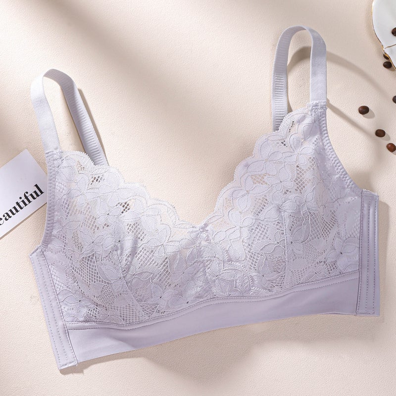 Breathable Wireless Bra Summer Thin Cup light lotus  - Image 1