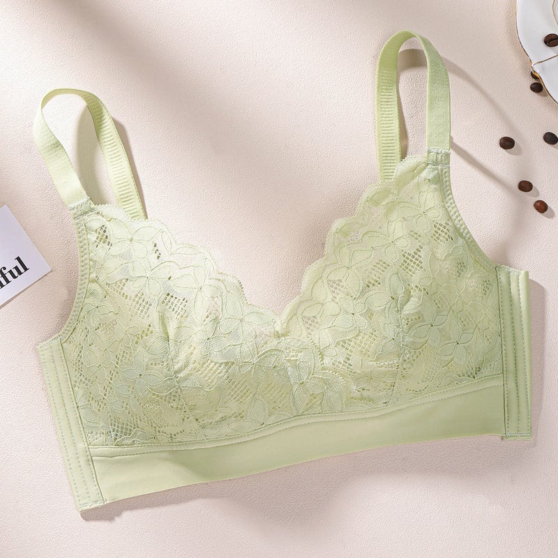 Breathable Wireless Bra Summer Thin Cup light lotus  - Image 2
