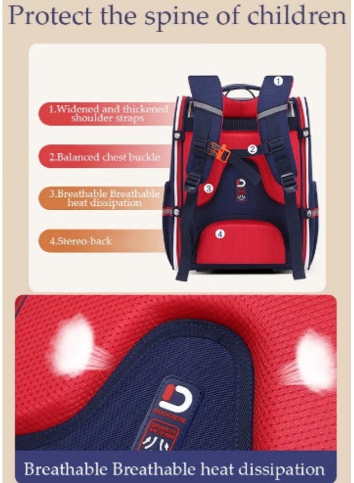 DUNISO New Spine - Protecting Schoolbag | Ergonomic Design, Shoulder - Relieving - Image 4