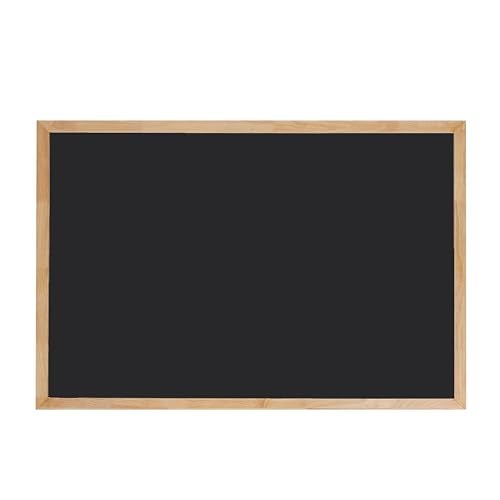 Roger & Moris Wooden (Rubber Wood) Framed Chalk Board - Non Magnetic, Lightweight for Home, Office and School (Black, Size : 2 feet x 1 Foot) - Image 1