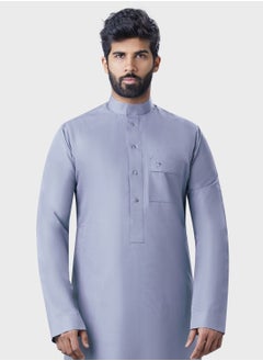 Mihyar Mandarin Collar Thobe 