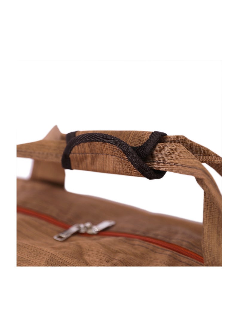 CAPITAL حقيبة دافل كابيتال 19 بوصة، لون القهوة - Image 4