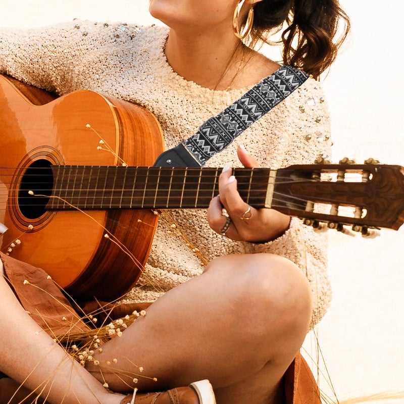 🎸 طقم حزام قطعتان بطول قابل للتعديل مريح بألوان متنوعة مقاوم ومتعدد الاستخدامات - Image 2