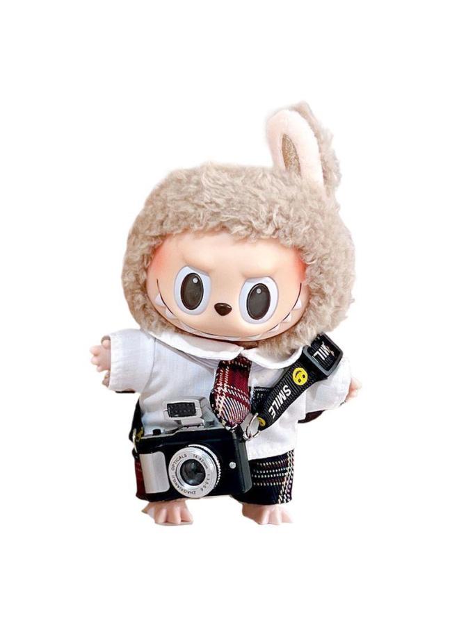 Labu Doll Coat Labubu Vinyl Doll 17cm Doll Dress-up Bubble Mart Doll Dress-up Doll Others-Height:Mcdonald's Baby Clothes - 17cm Can Be Worn With Cloth 【doll Not Included】  - Image 5