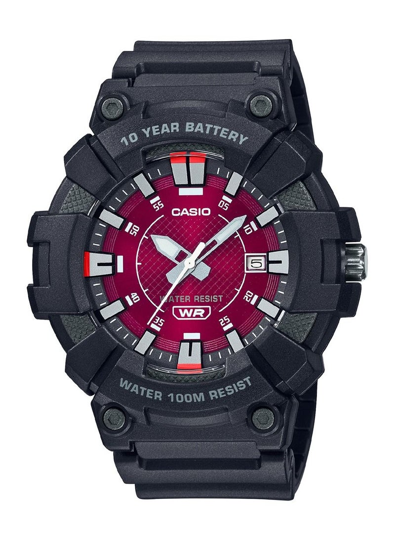 CASIO Resin Analog Wrist Watch MW-610H-4AVDF - Image 1