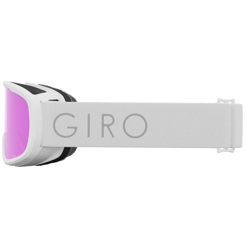 Giro Moxie Asian Fit Ski Goggles - Snowboard Goggles for Women & Youth - White Core Light Strap w/Amber Pink/Yellow Lenses - Image 2