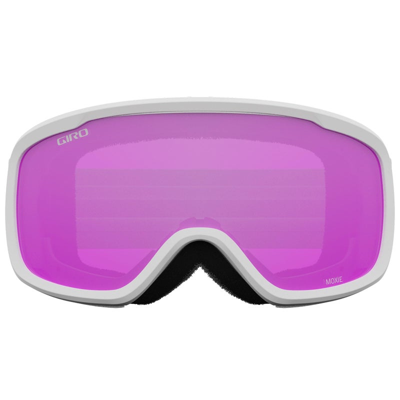 Giro Moxie Asian Fit Ski Goggles - Snowboard Goggles for Women & Youth - White Core Light Strap w/Amber Pink/Yellow Lenses - Image 3