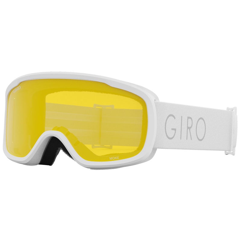 Giro Moxie Asian Fit Ski Goggles - Snowboard Goggles for Women & Youth - White Core Light Strap w/Amber Pink/Yellow Lenses - Image 4
