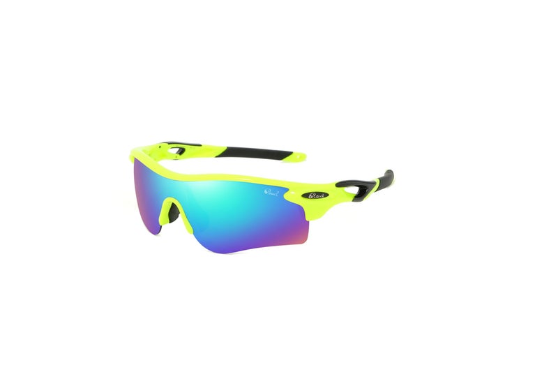 Bevi Polarized Sports Sunglasses for Men Women Baseball Running Cycling Golf Tr90 Durable and Ultralight Frame 2735C4