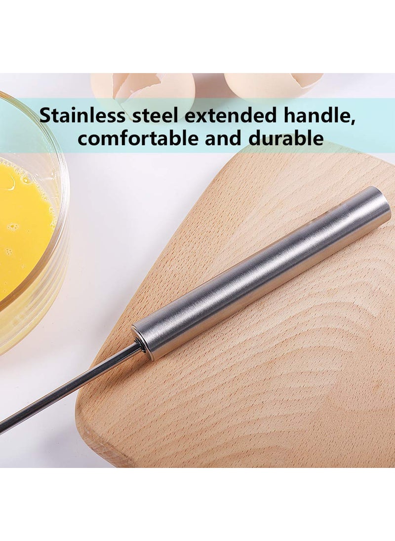 Cloudzy - Cloudzy Egg Whisk Spring Rawai Handy Churner Manual Whisk Hand Valona Egg Beater Hand Blender Mixer Butter Milk Frother Maker Hand Push Whisk 1 - Image 1