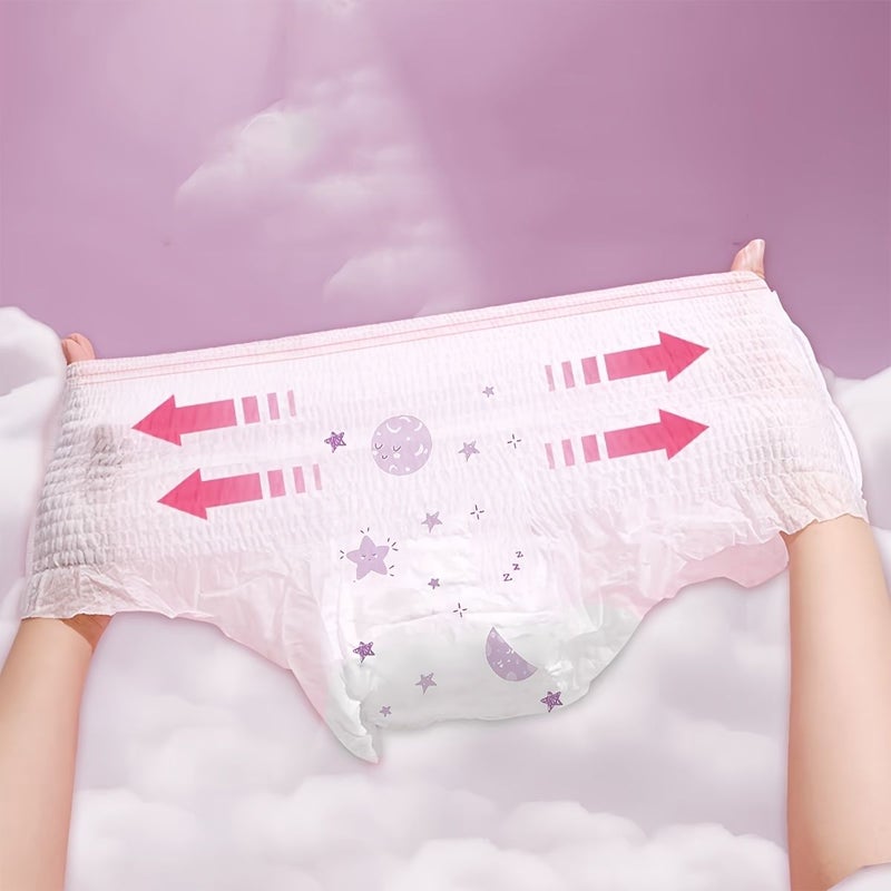 20pcs Ultra Thin Sanitary Pads For Women Breathable Comfortable Menstrual Underwear Size XL White Disposable Odorless Daily Wear Soft Fabric Independent Packaging - Image 2