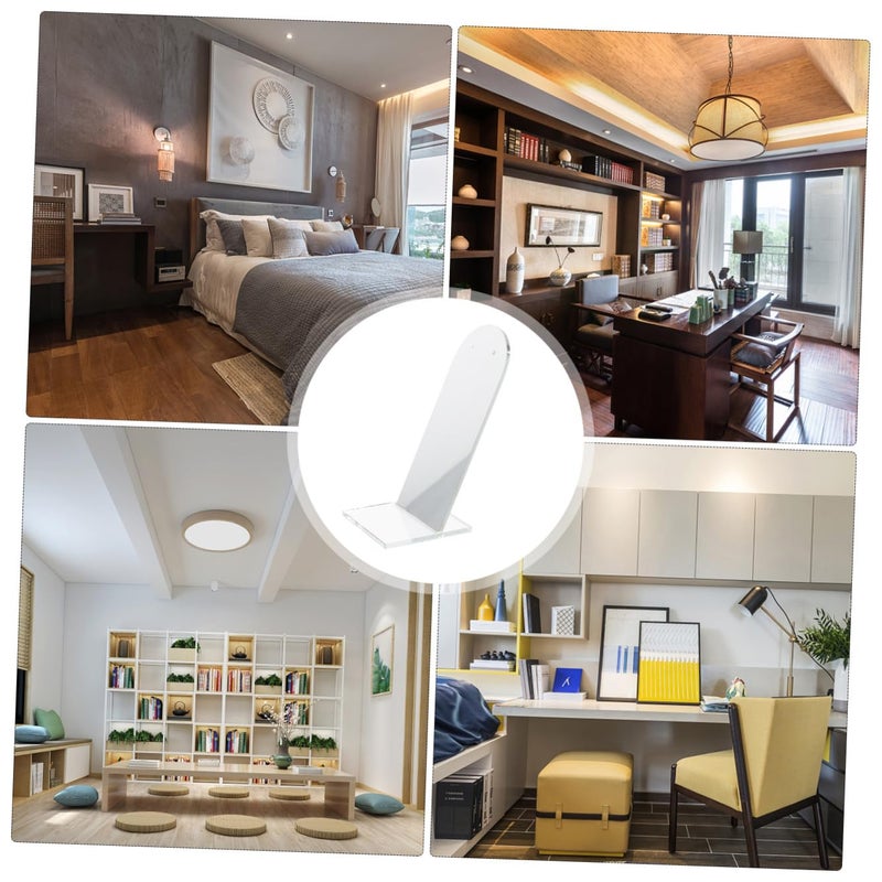 Transparent Acrylic Jewelry Display Stand Mirror Reflection Board Photo Studio Props - Image 4