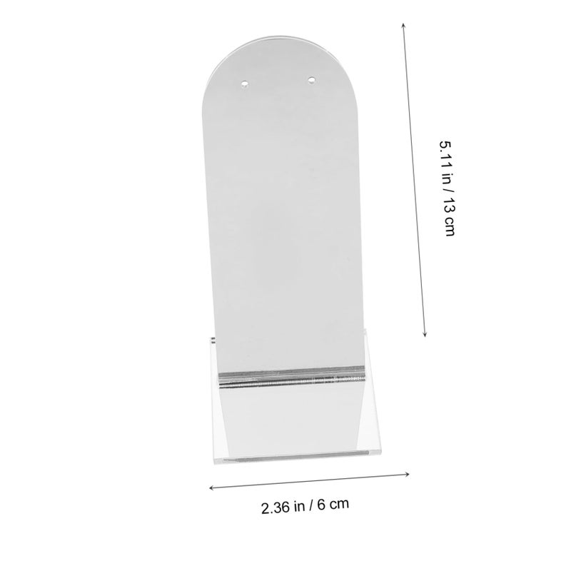 Transparent Acrylic Jewelry Display Stand Mirror Reflection Board Photo Studio Props - Image 3