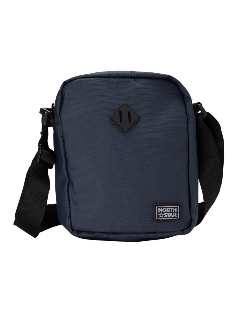 Bata Textured Messenger Bag Navy - Image 1